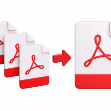 Persona uniendo varios archivos PDF online sin instalar programas desde el navegador