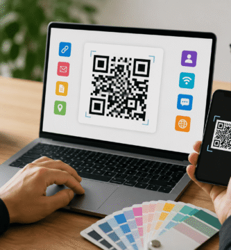 Herramientas para crear códigos QR gratis desde un ordenador con diferentes opciones de personalización.