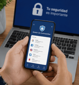 Interfaz de un gestor de contraseñas mostrando una bóveda segura con credenciales protegidas